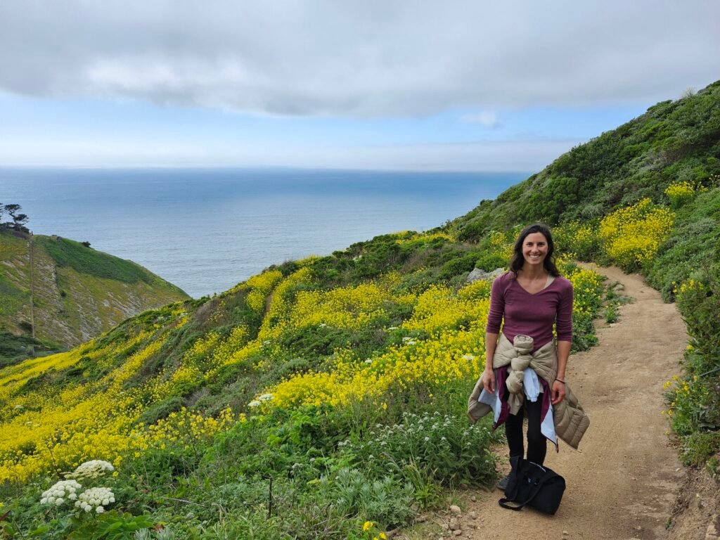 Hiking in Montara California.